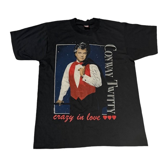 Other - Retro Conway Twitty Signed T-shirt